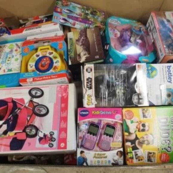 Amazon Overstock Kids Birthday/Holiday Mystery 5 Items Box. Same Day Shipping. - Picture 3 of 12